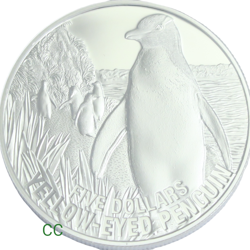 Yellow eyed penguin coin