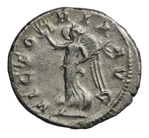 Gordian antoninianus and victory coin