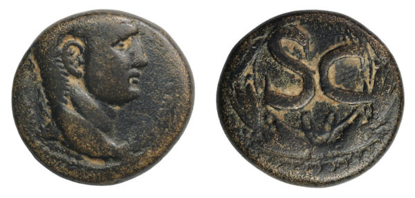 Claudius bronze coin antioch