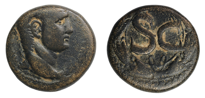 Claudius bronze coin antioch