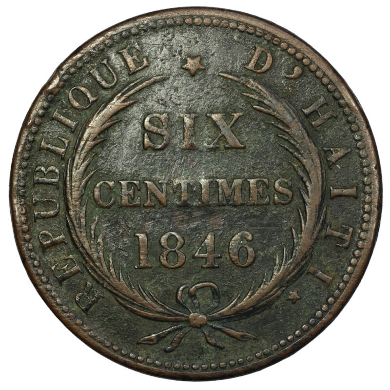 Haiti six centimes 1846