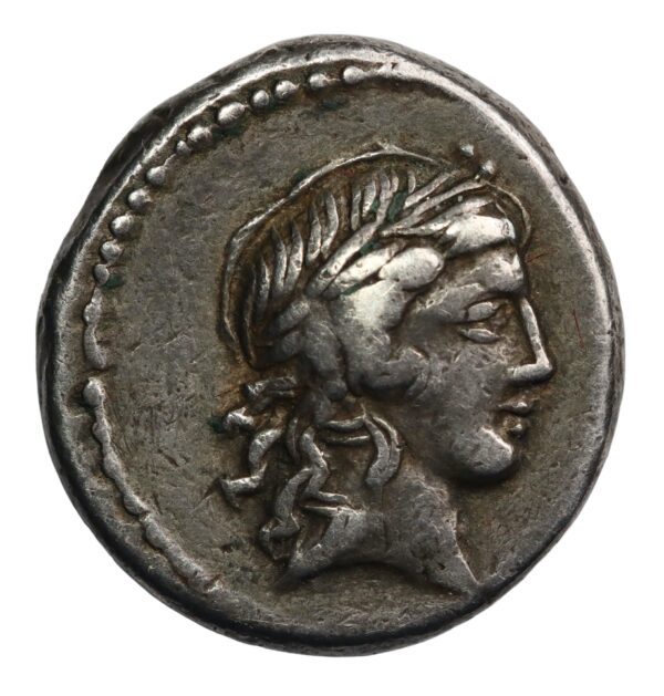 L Marcus censorinus ar denarius 82 bc