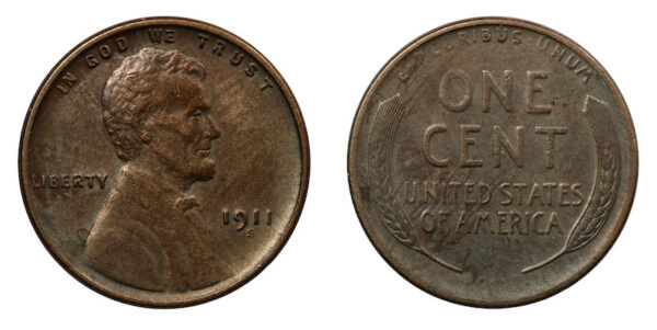 Lincoln cent 1911s scarce date