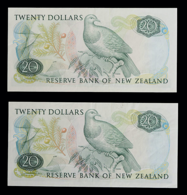New zealand russell banknotes