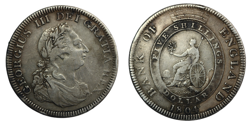 English dollar 1804