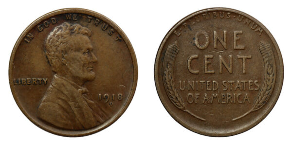 Lincoln cent 1918d