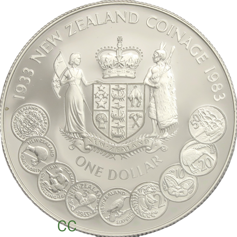 Fiftieth anniversary coin 1983