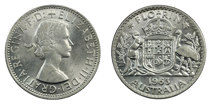 Australia 1963 florin