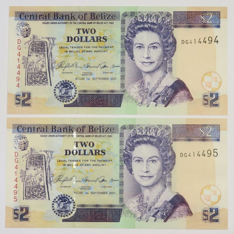 Belize $2, 2007