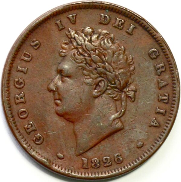 1826 Penny George IV VF