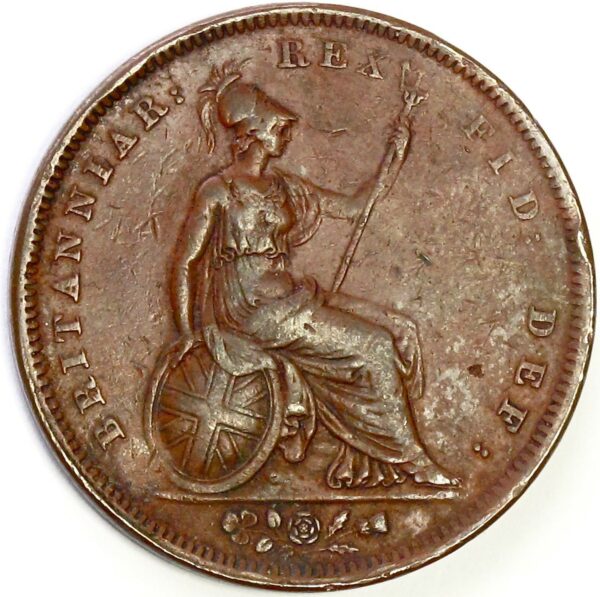 1826 Penny George IV VF