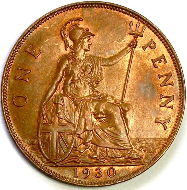 1930 Penny aUNC