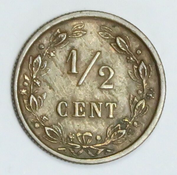 Netherlands Half Cent 1883