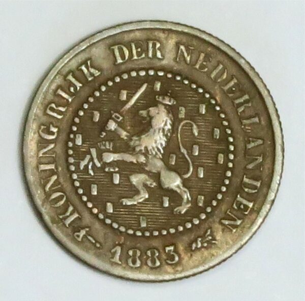 Netherlands Half Cent 1883