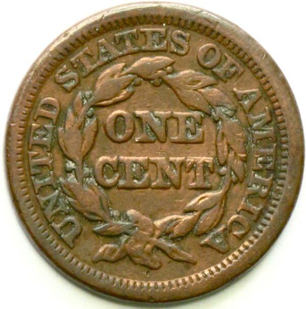 Braided Hair Cent 1848 aVF