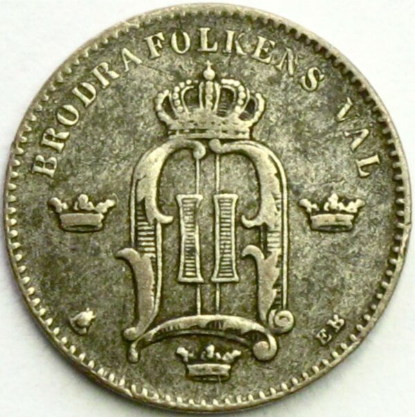 Sweden Ten Ore 1882.aVF