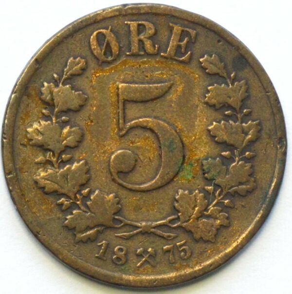 5 Ore Norway key rare date.