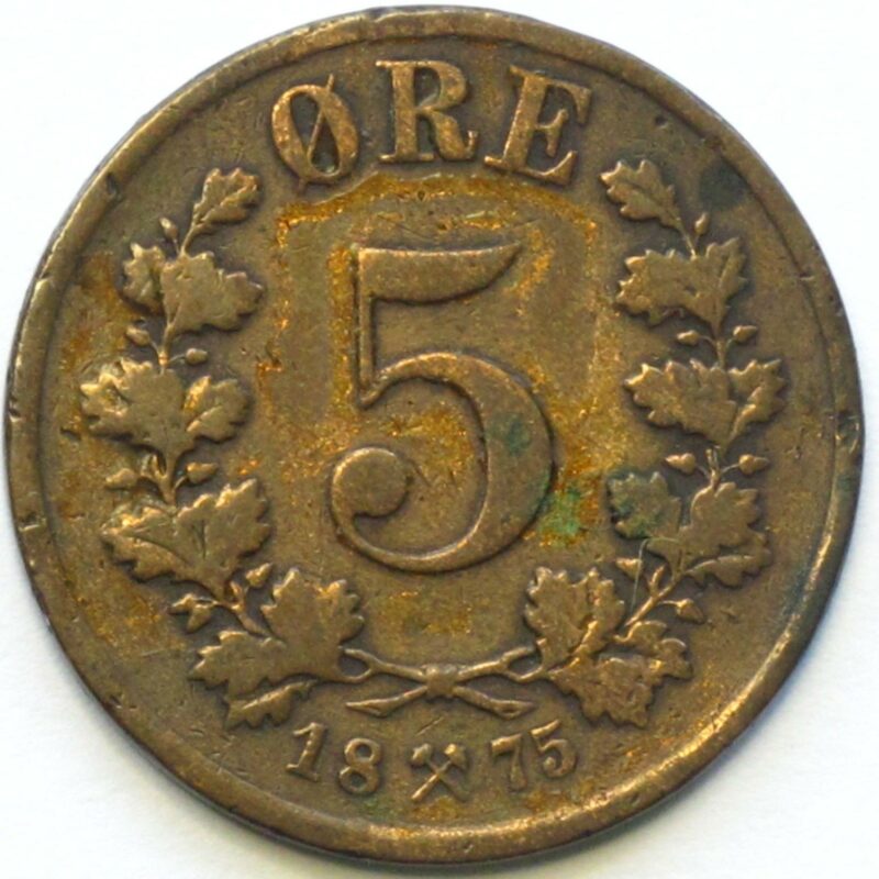 5 Ore Norway key rare date.