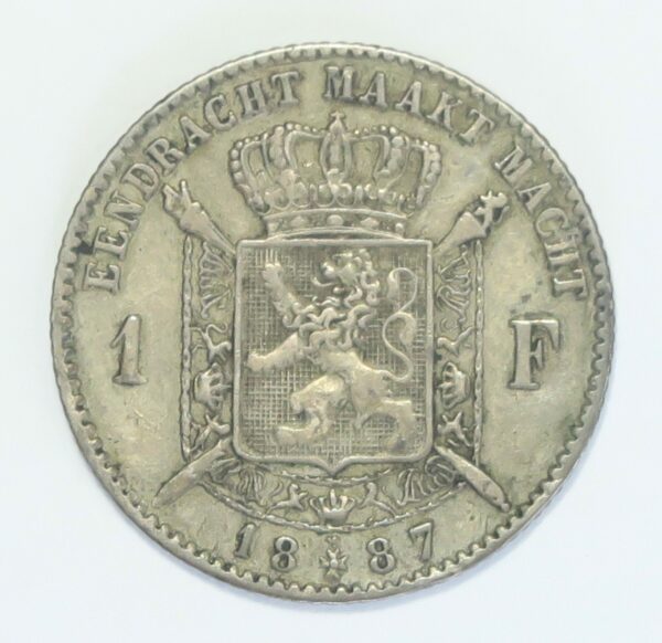 Belgium Franc 1887 aVF