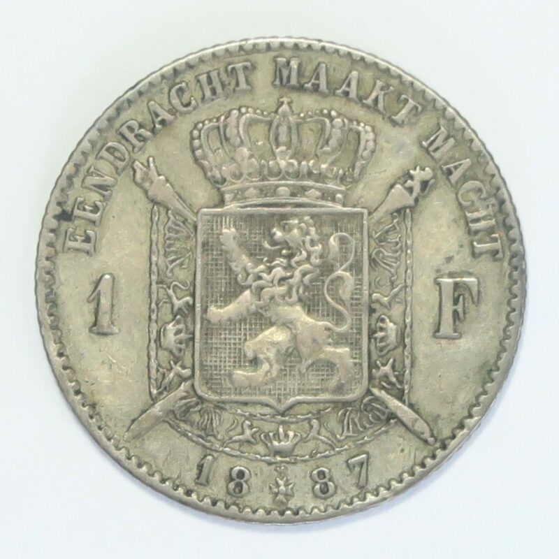 Belgium Franc 1887 aVF