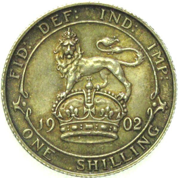 1902 Shilling aEF