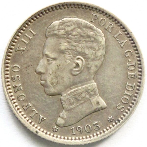 Spain Silver peseta