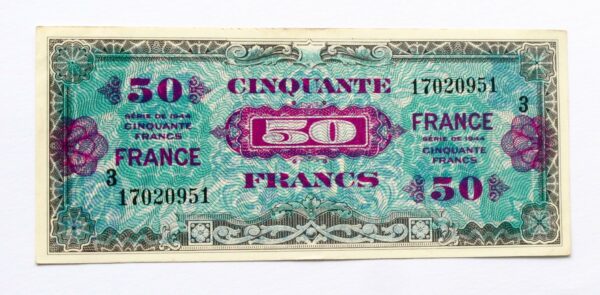 50 Francs Allied Military 1944