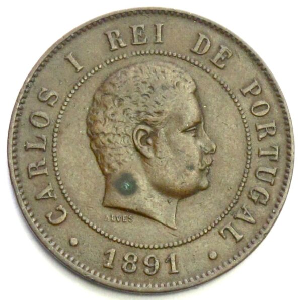 Portugal 20 Reis 1891