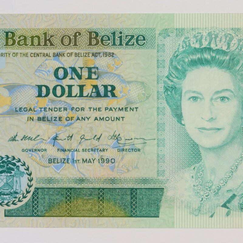 Belize  Dollar 1990 UNC