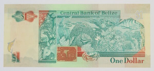 Belize  Dollar 1990 UNC