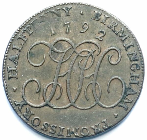 H.Hickmans Token 1792