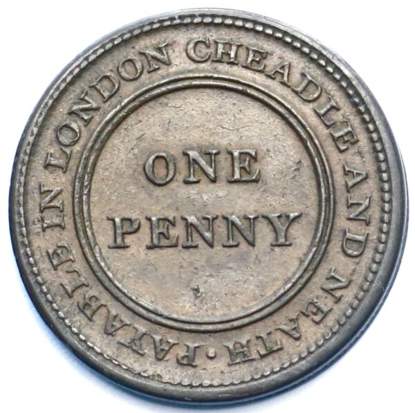 Cheadle Token 1812 gVF