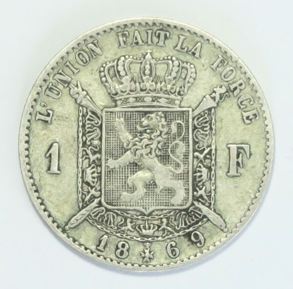 Belgium 1 Franc 1869