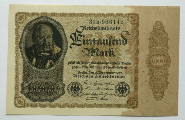 1000 Reichsbanknote 1922