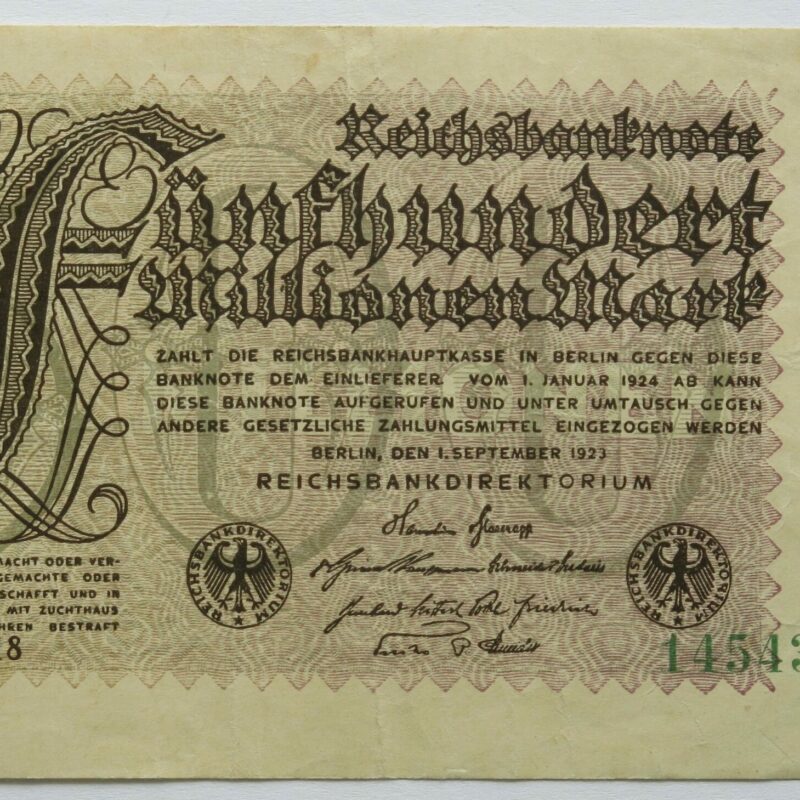 500 Reichsbanknote  1923