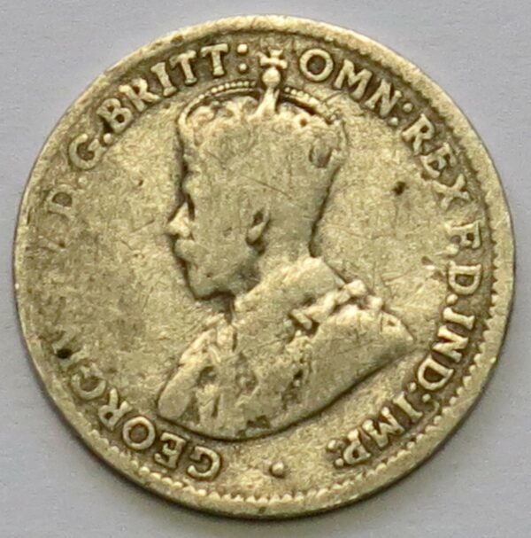 1914 Threepence Scarce