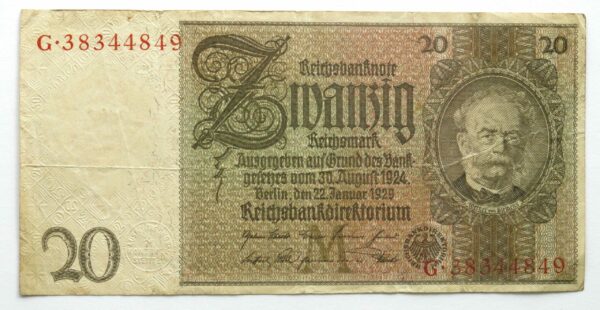 Germany 20 Reichsmark 1929