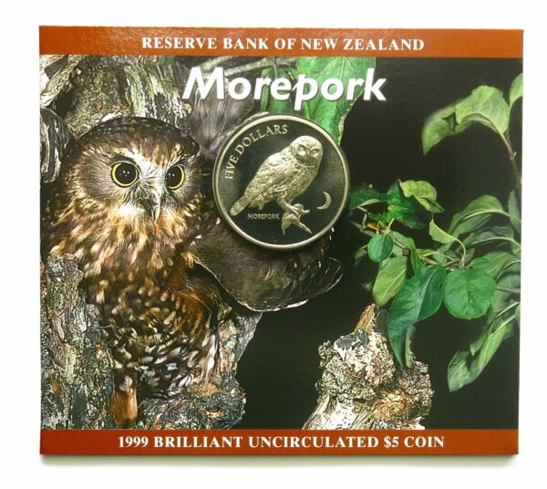 Morepork $5 BU 1999