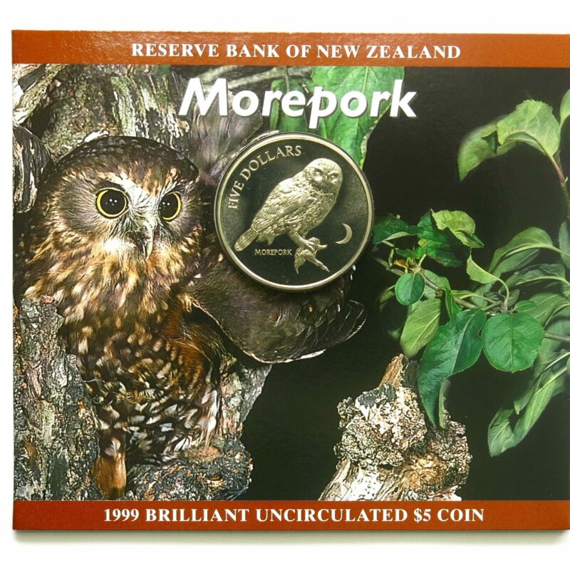 Morepork $5 BU 1999