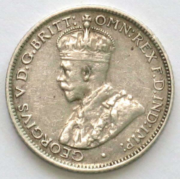 Australian sixpence 1936