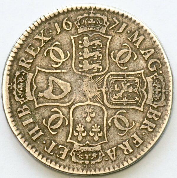 Charles II Halfcrown 1671