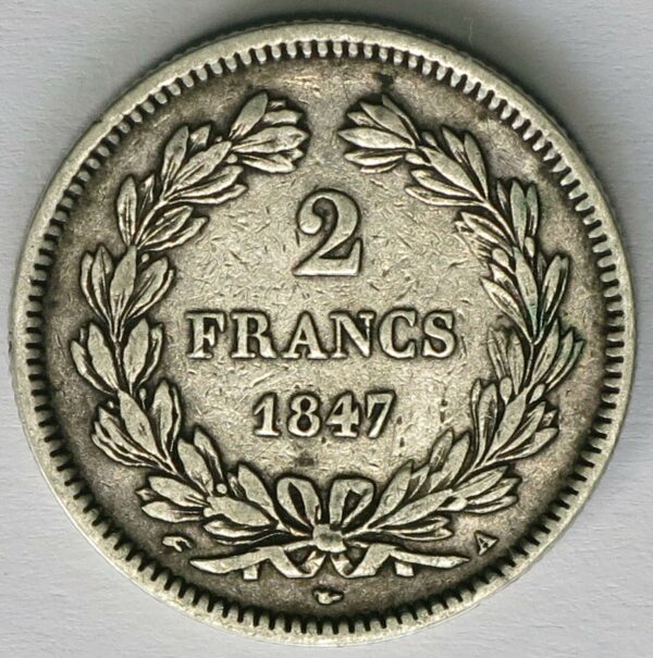 France 2 Francs 1847 Paris