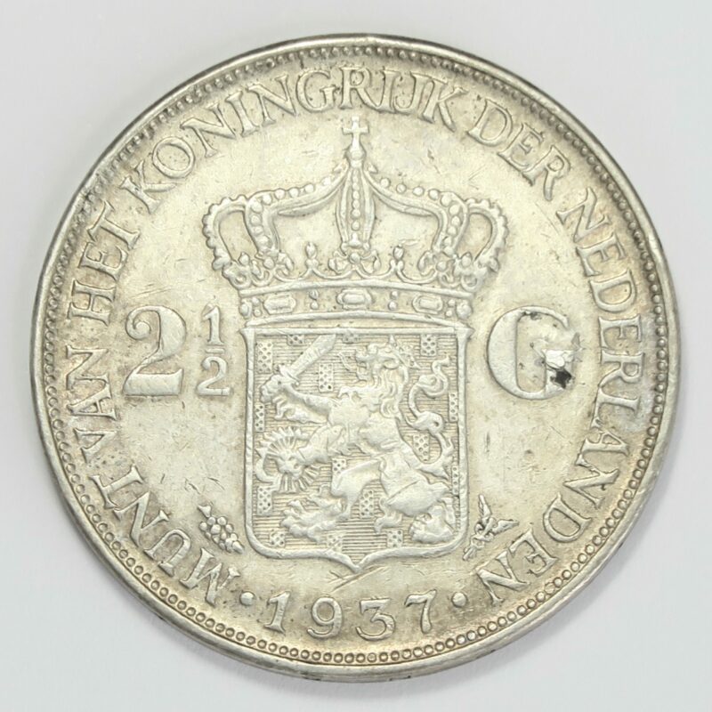 Netherlands 2-1/2 gulden 1937