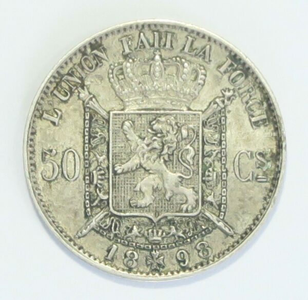 Belgium 50 Cent 1898