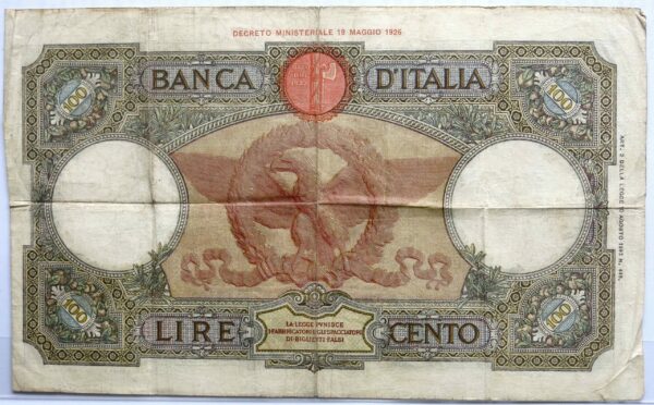 Italy 100 Lire 1942
