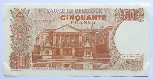 Belgium 50 Francs 1966
