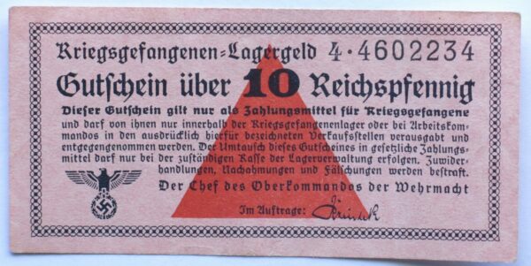 P.O.W 10 Reichspfennig
