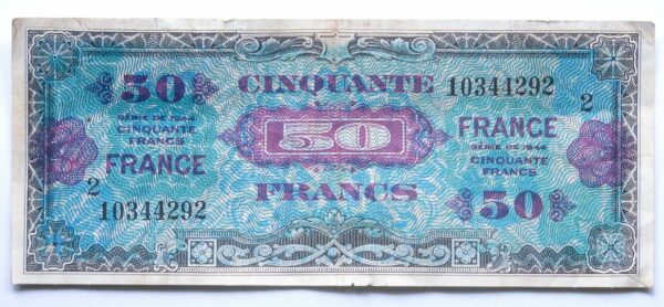 Allied Military 50 Francs 1944