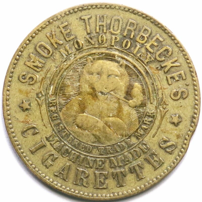 Thorbeck's Cigarettes Token 1880