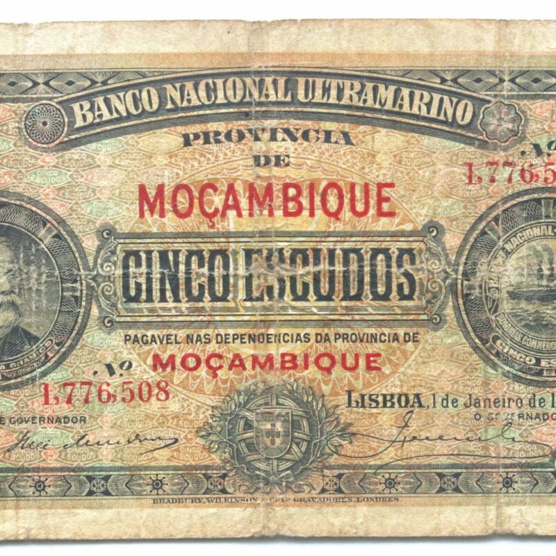 Mozambique 5 Escudos 1921